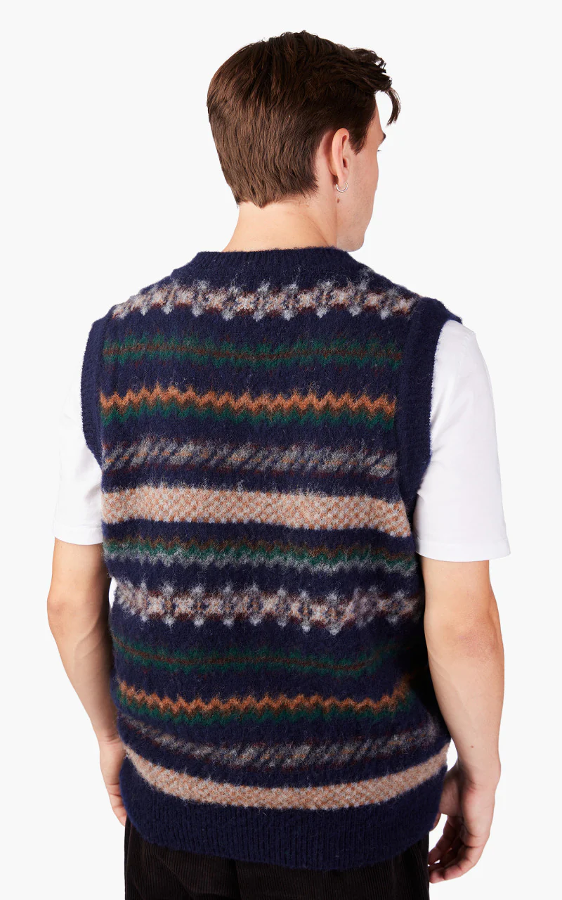 Howlin' A Magic Eye Vest Navy - Image 6