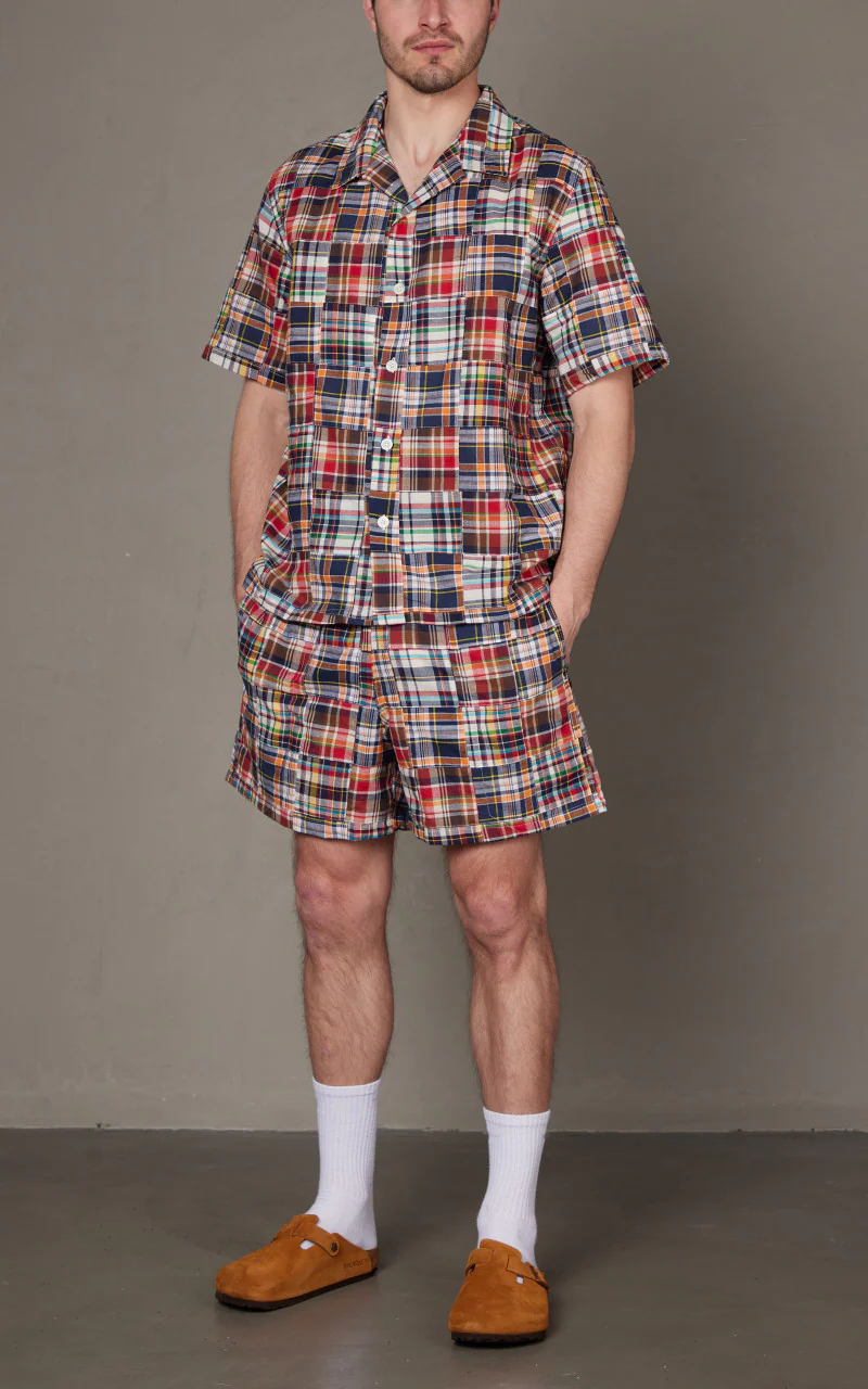 Howlin' Cocktail D`Amore Shirt Multi Madras Patchwork - Image 2