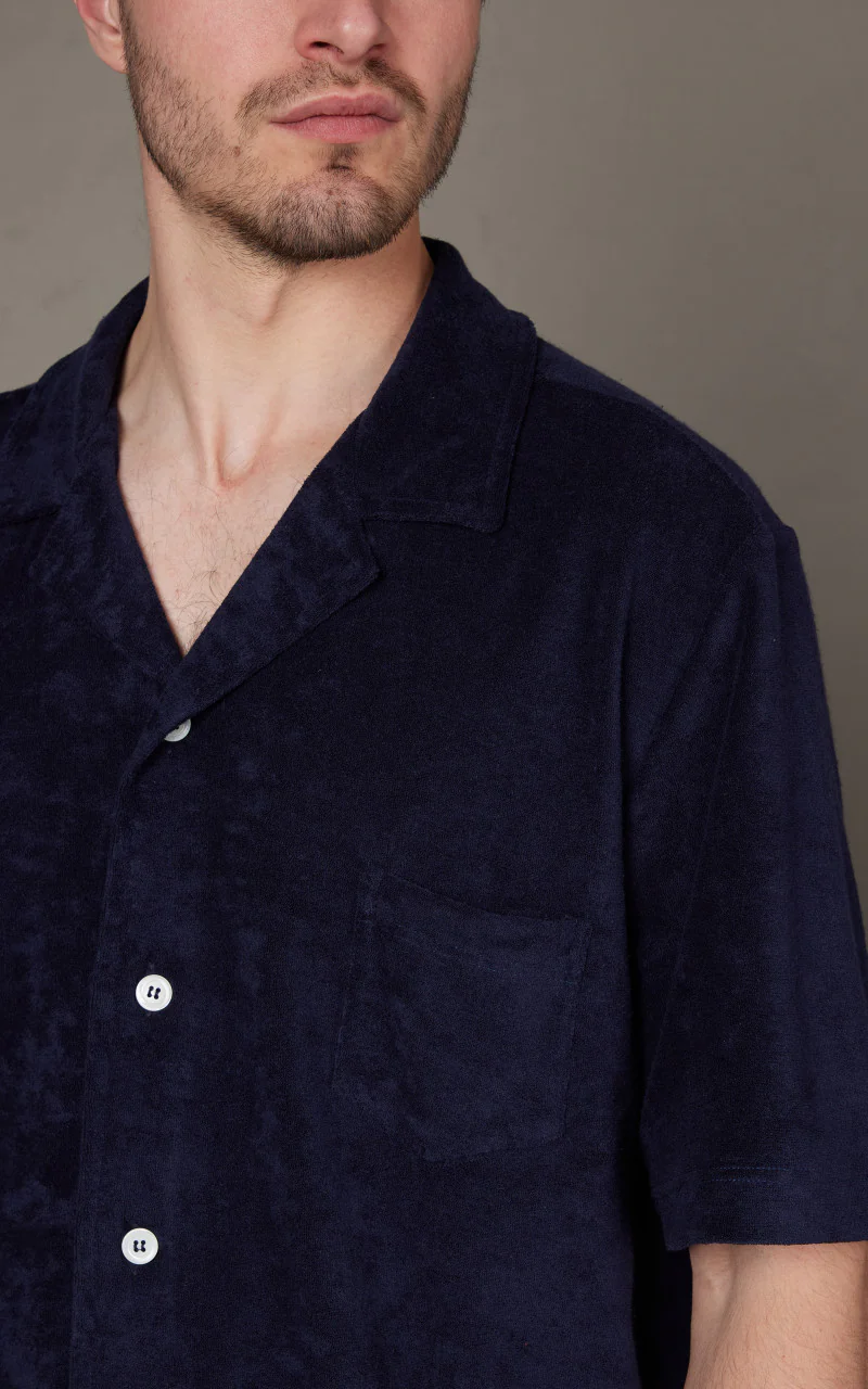 Howlin' Cocktail In Towel Shirt Navy - Image 5
