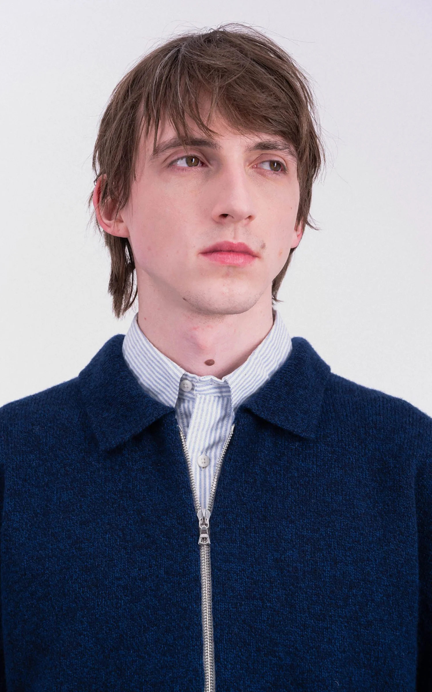 Howlin' High Pressure Knit Cardigan Navy Mix - Image 4