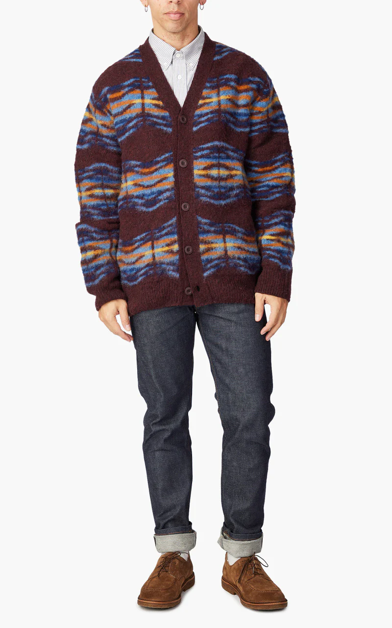 Howlin' Out Of This World Cardigan Bordeaux - Image 2