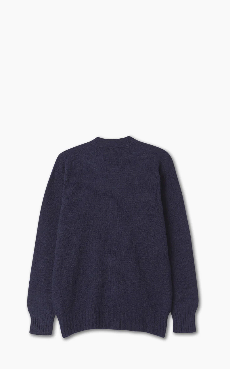 Howlin' Shaggy Bear Cardigan Navy - Image 3