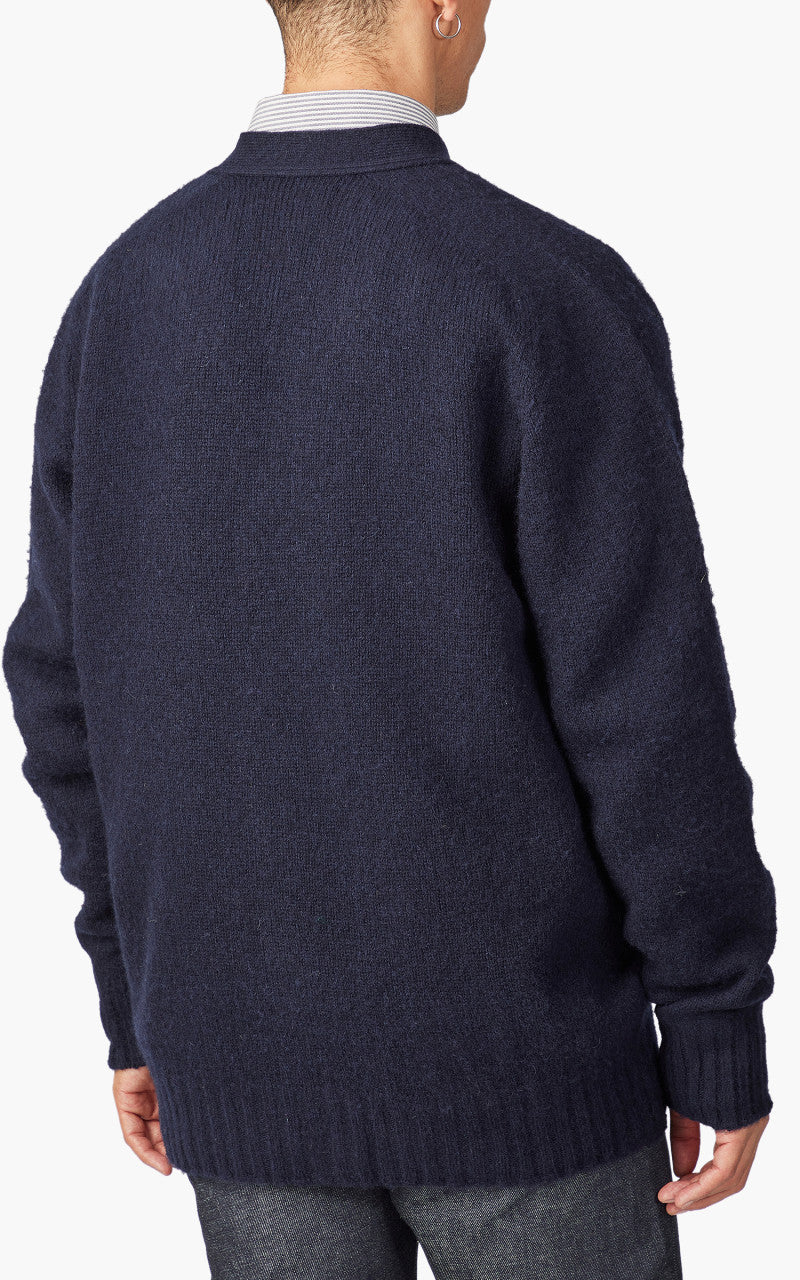 Howlin' Shaggy Bear Cardigan Navy - Image 5