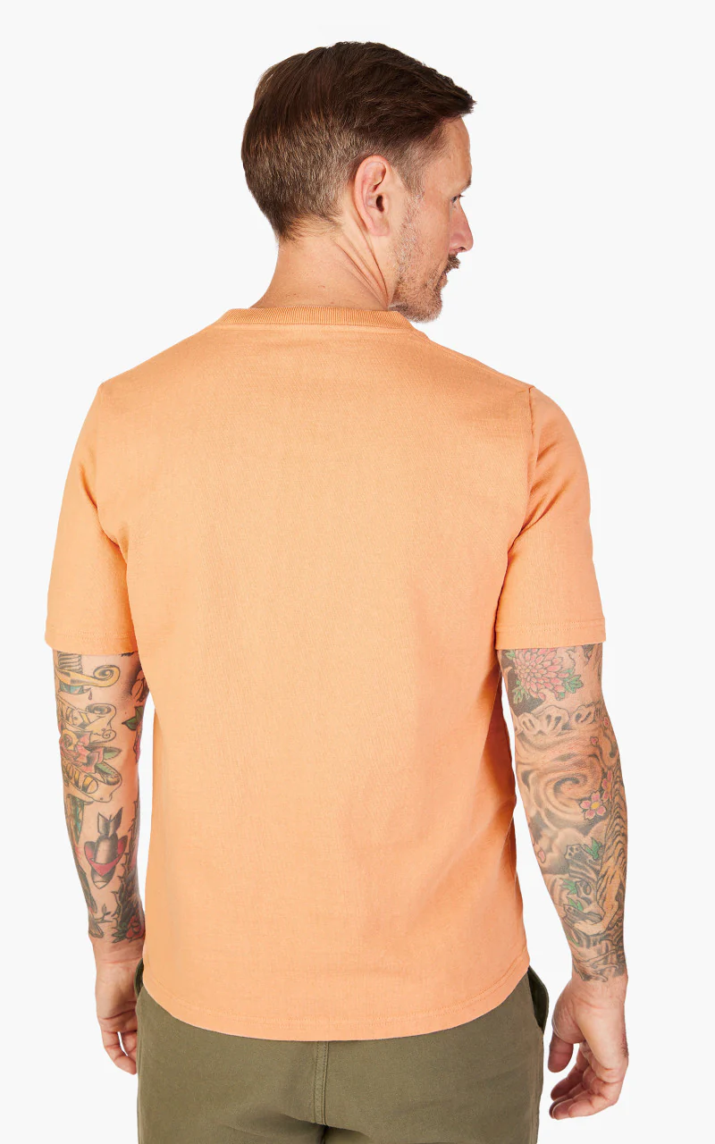 Jackman Dotsume Pocket T-Shirt Coral - Image 6