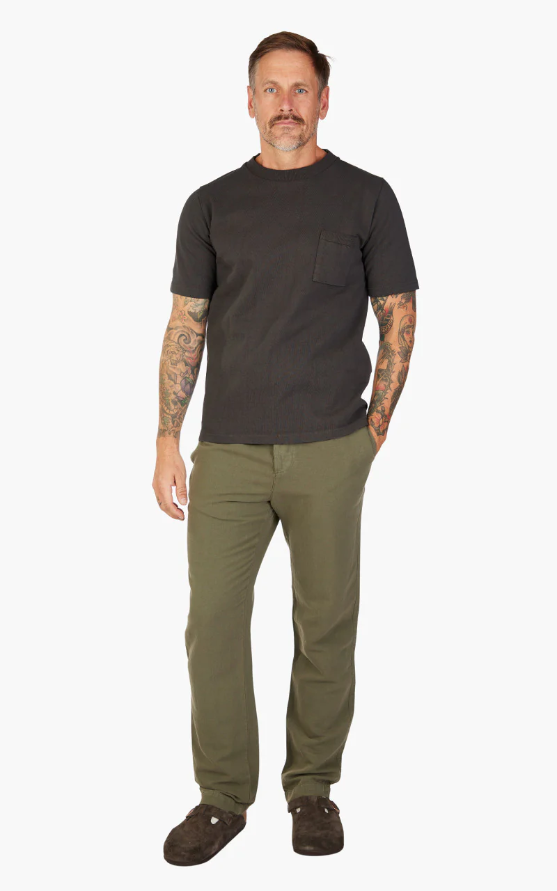 Jackman Dotsume Pocket T-Shirt Gunmetal - Image 2