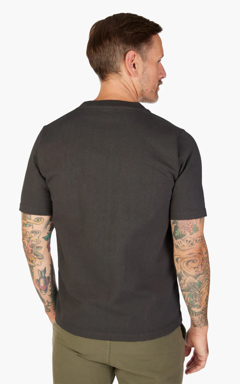Jackman Dotsume Pocket T-Shirt Gunmetal - Image 4