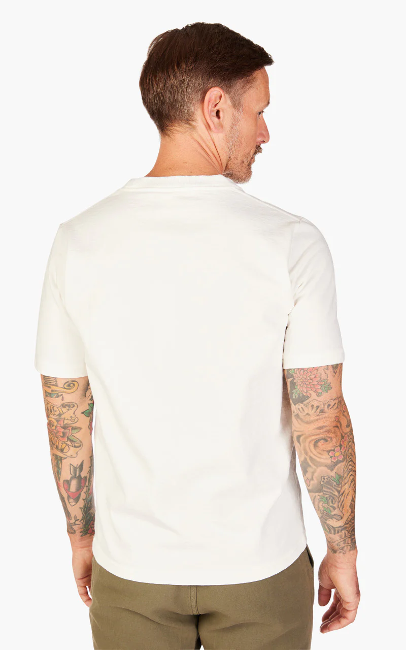 Jackman Dotsume Pocket T-Shirt Off White - Image 3
