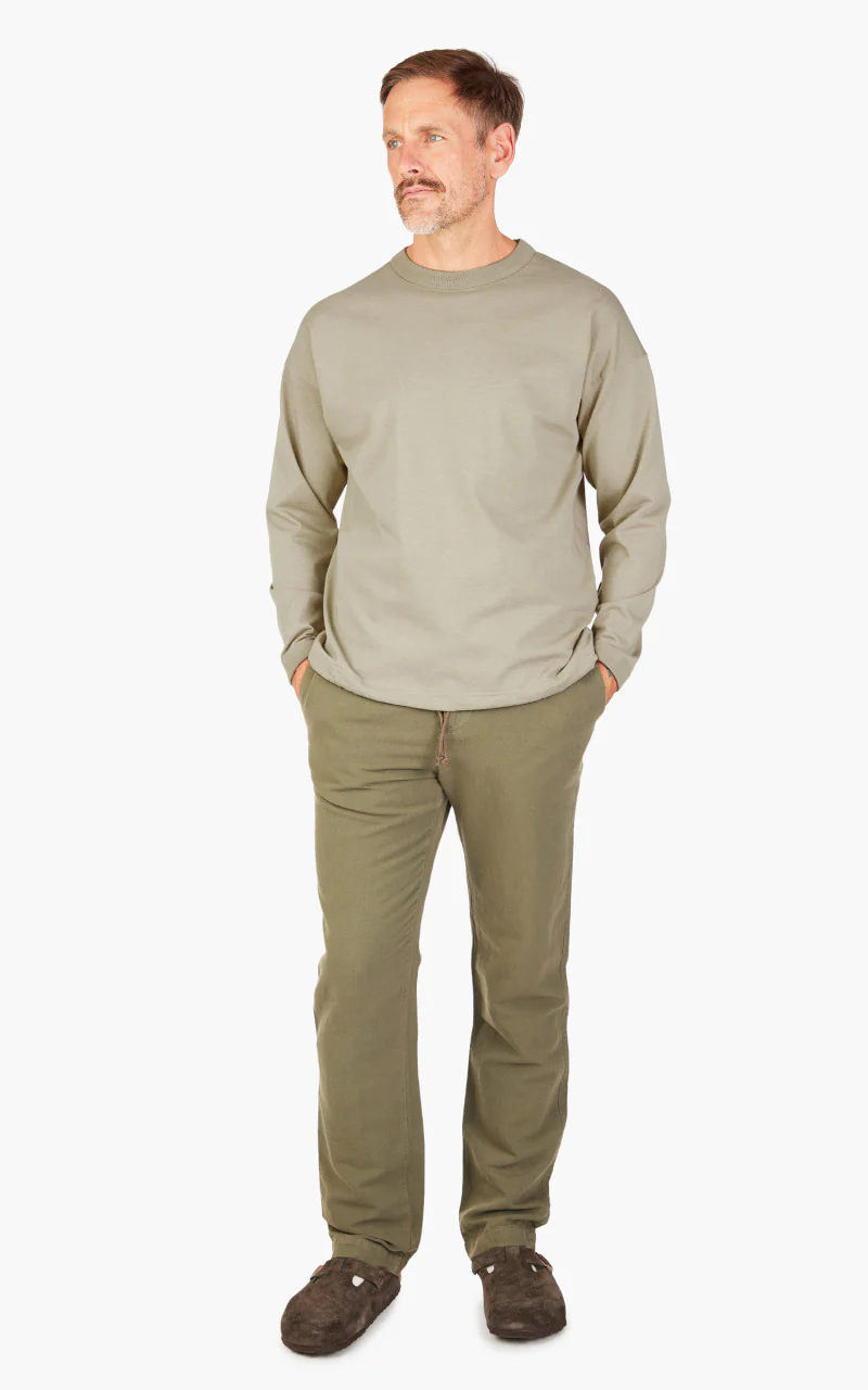 Jackman Himo L/S T-Shirt Shadow Khaki - Image 2