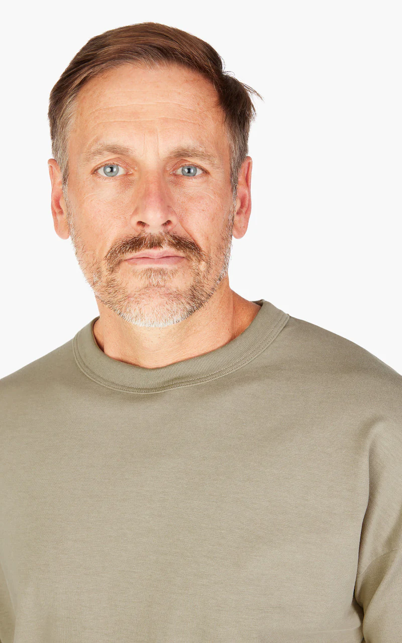 Jackman Himo L/S T-Shirt Shadow Khaki - Image 5