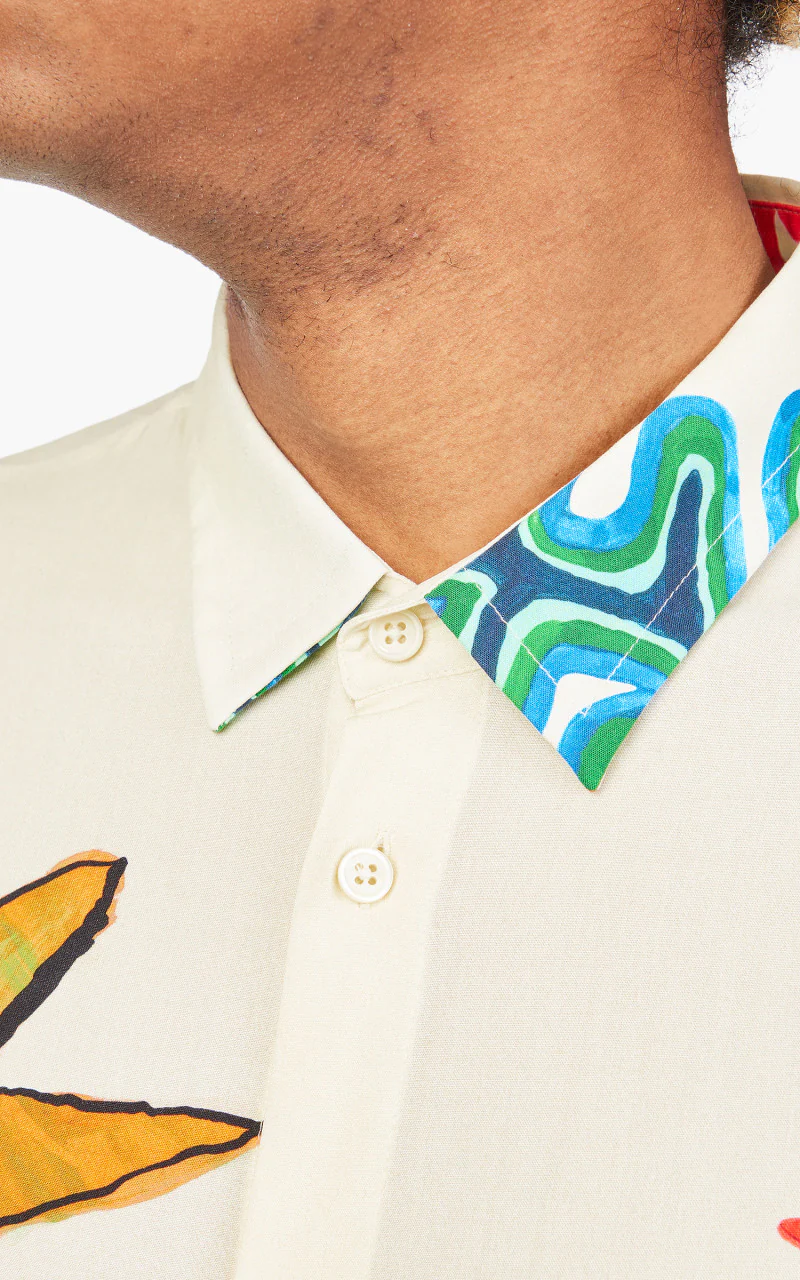 Jacquemus La Chemise Baou Print Beige Arty Sun - Image 5