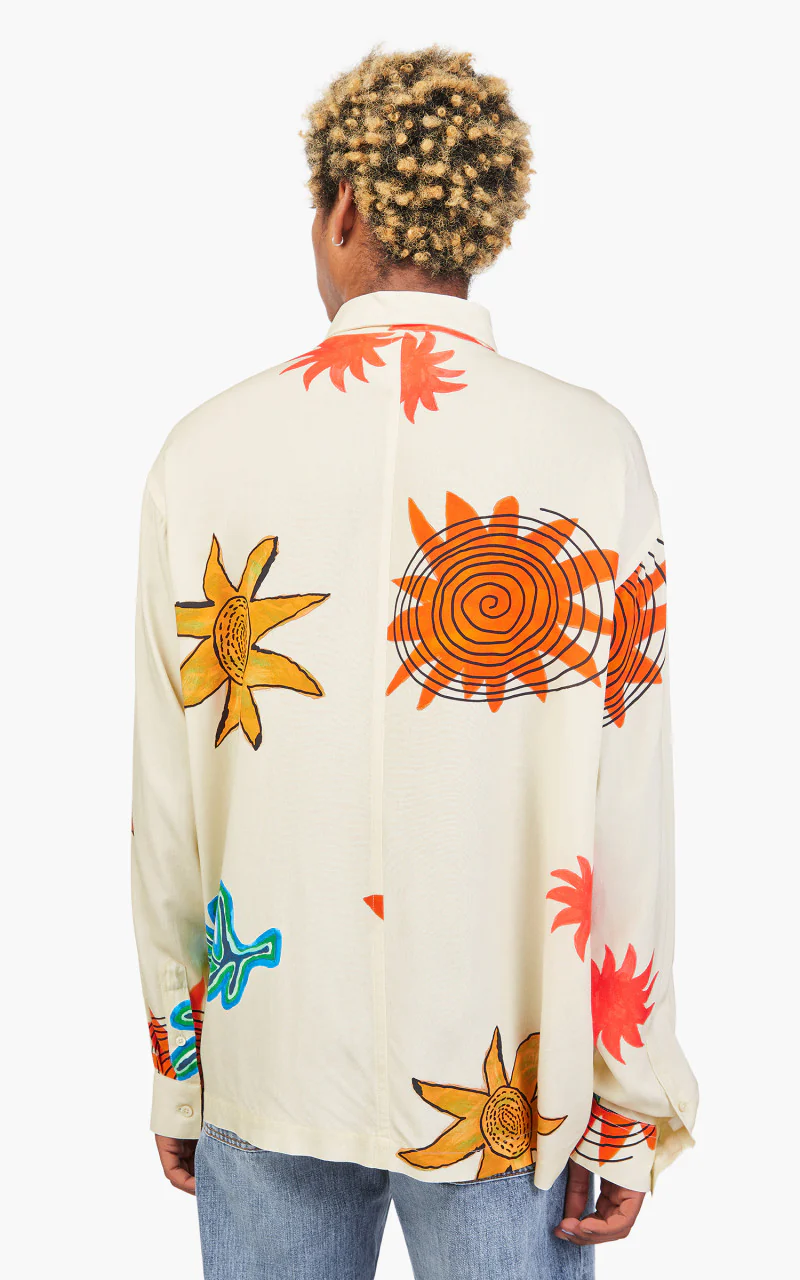 Jacquemus La Chemise Baou Print Beige Arty Sun - Image 6