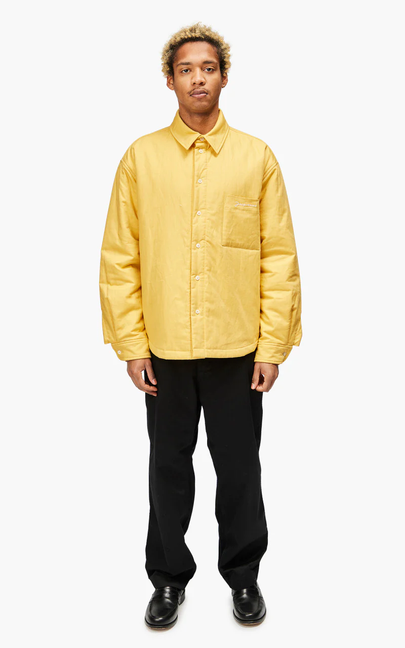 Jacquemus La Chemise Boulanger Puffed Overshirt Yellow - Image 2