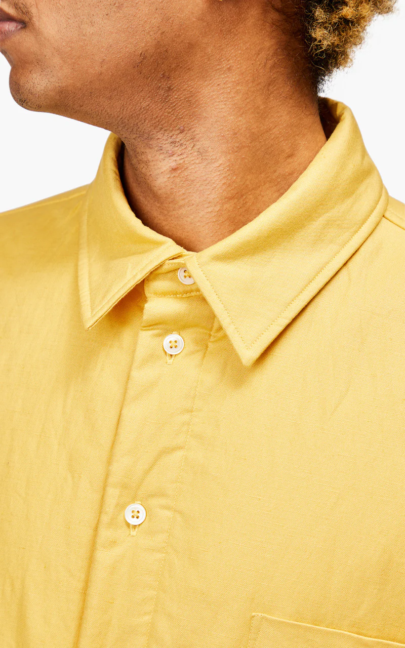 Jacquemus La Chemise Boulanger Puffed Overshirt Yellow - Image 8
