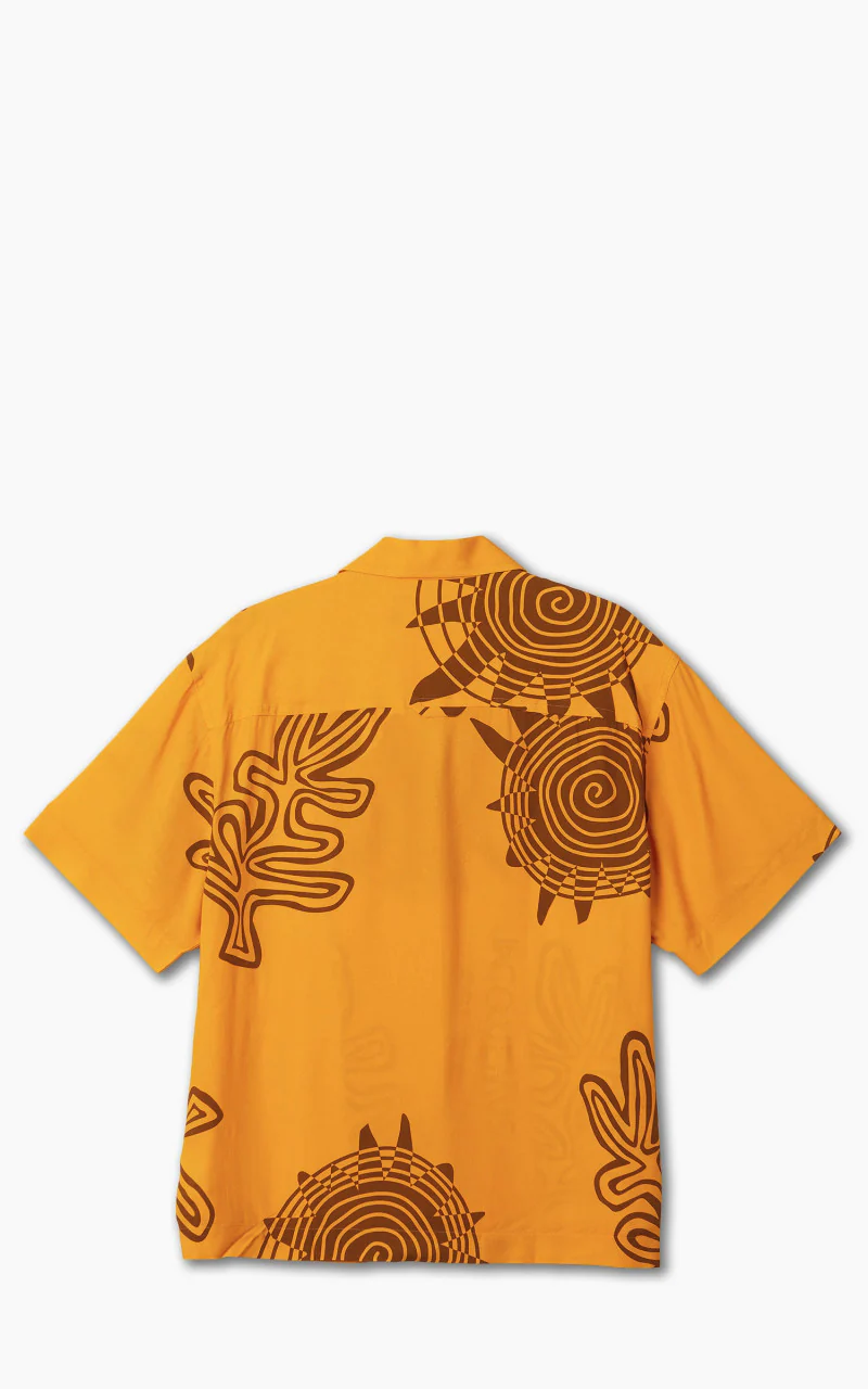 Jacquemus La Chemise Jean Print Orange Arty Sun - Image 3