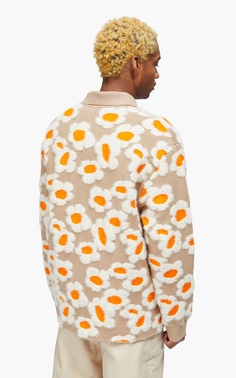 Jacquemus La Chemise Neve Fleurs Brown Flowers 70s - Image 5