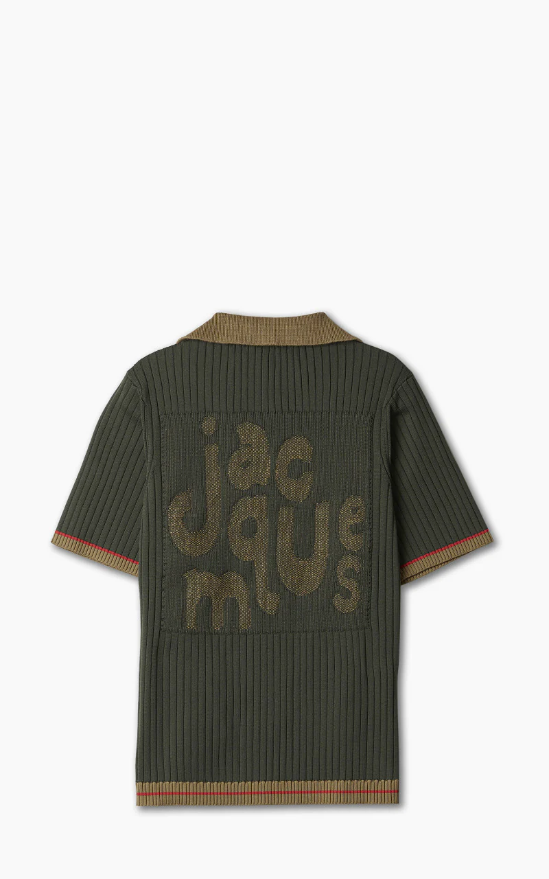 Jacquemus La Maille Treze Jacquemus Team Polo Green - Image 3