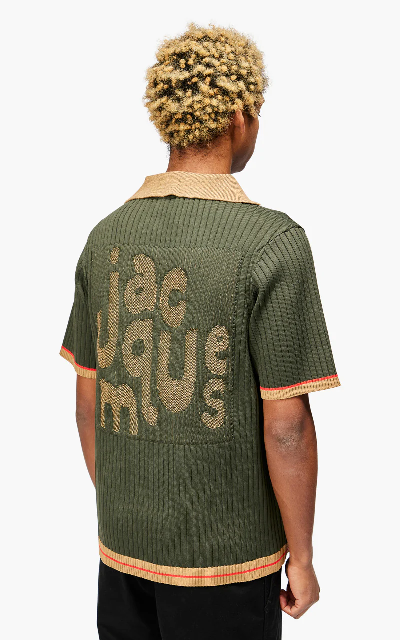 Jacquemus La Maille Treze Jacquemus Team Polo Green - Image 6