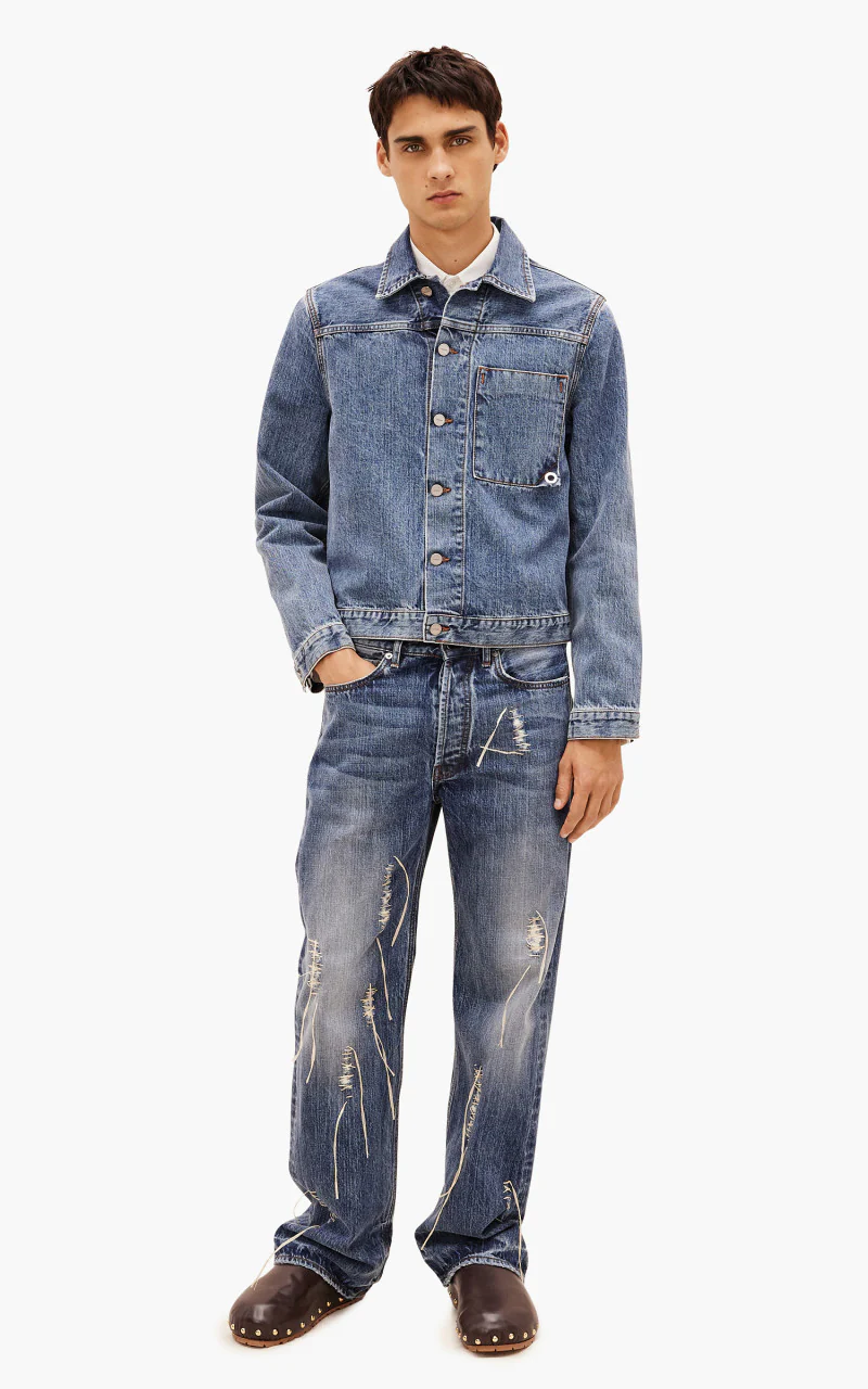 Jacquemus La Veste De-Nimes Jao Blue/Tabac - Image 2