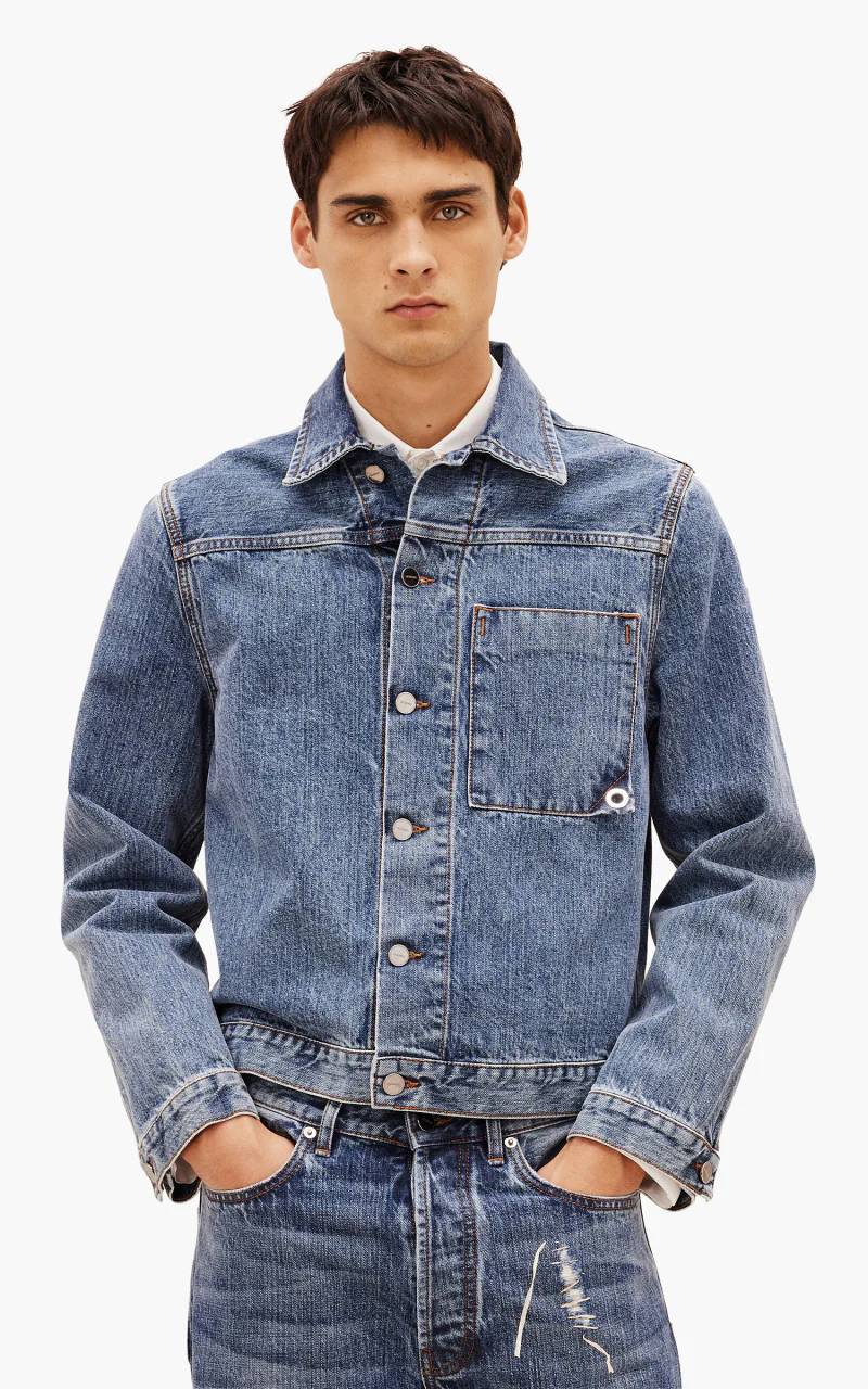 Jacquemus La Veste De-Nimes Jao Blue/Tabac - Image 4