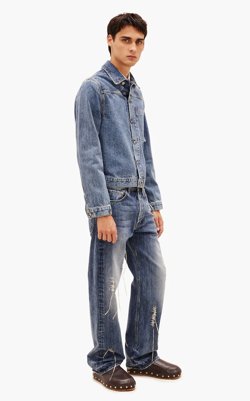 Jacquemus La Veste De-Nimes Jao Blue/Tabac - Image 5