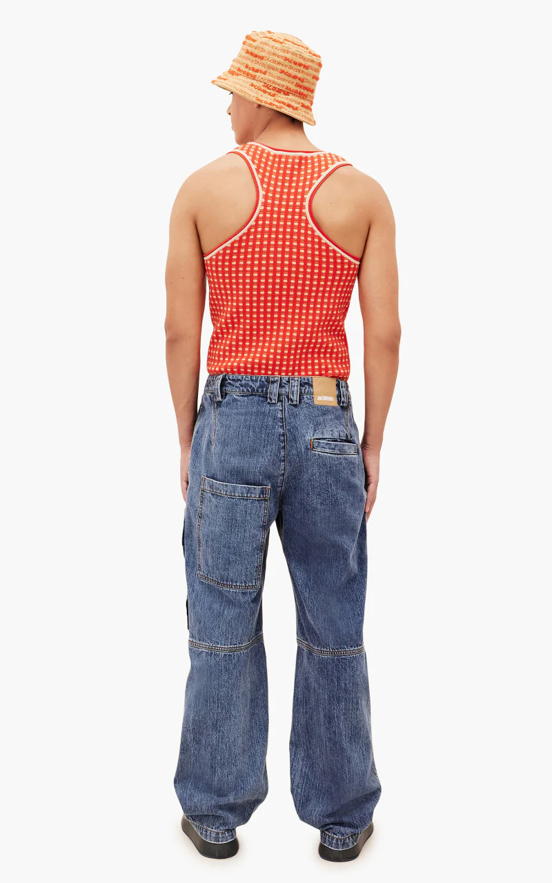 Jacquemus Le De Nimes Cargo Blue/Tabac - Image 5