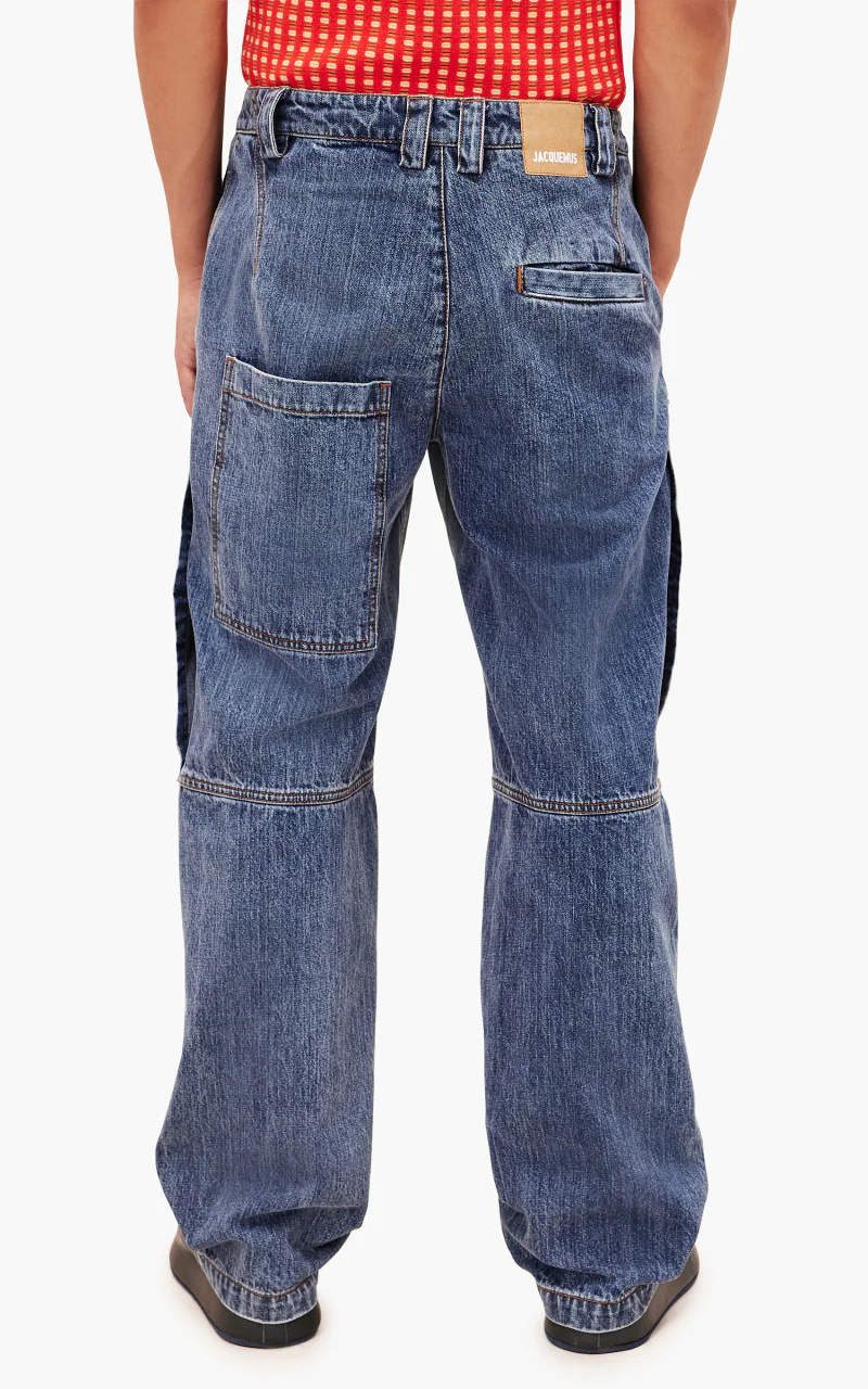 Jacquemus Le De Nimes Cargo Blue/Tabac - Image 6
