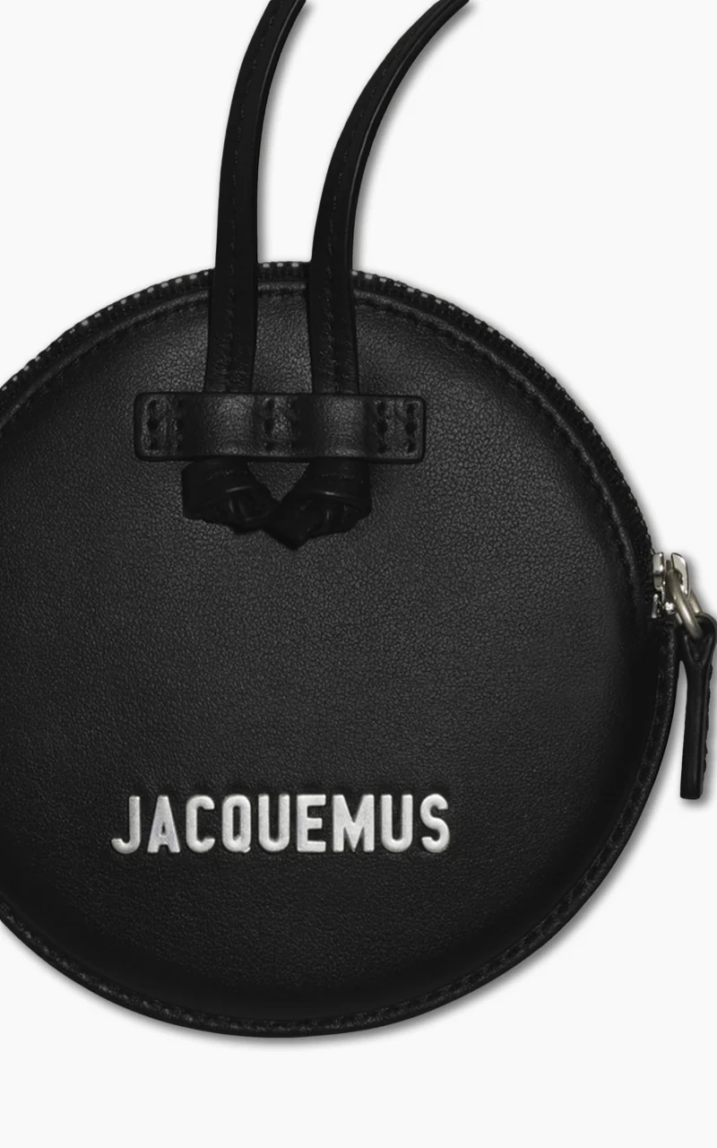 Jacquemus Le Pitchou Circle Neck Pouch Black - Image 3