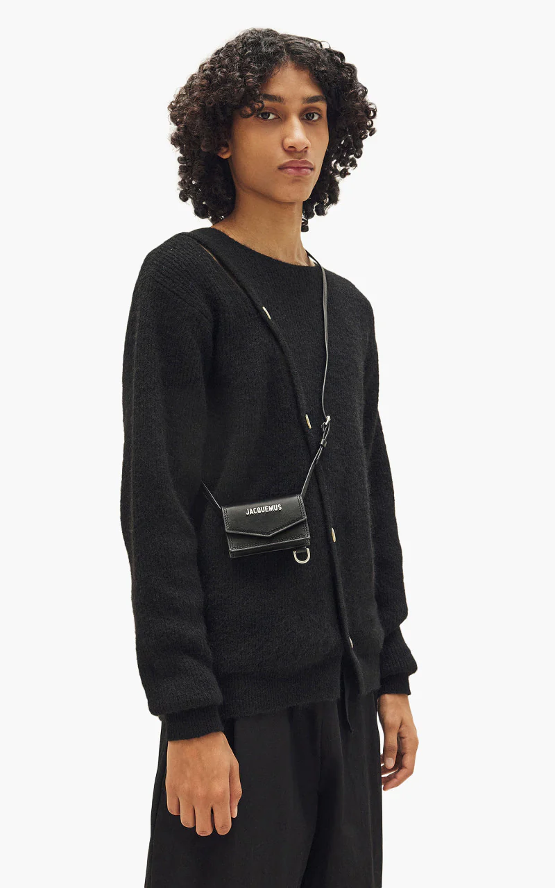 Jacquemus Le Porte Azur Neck Pouch Black - Image 2
