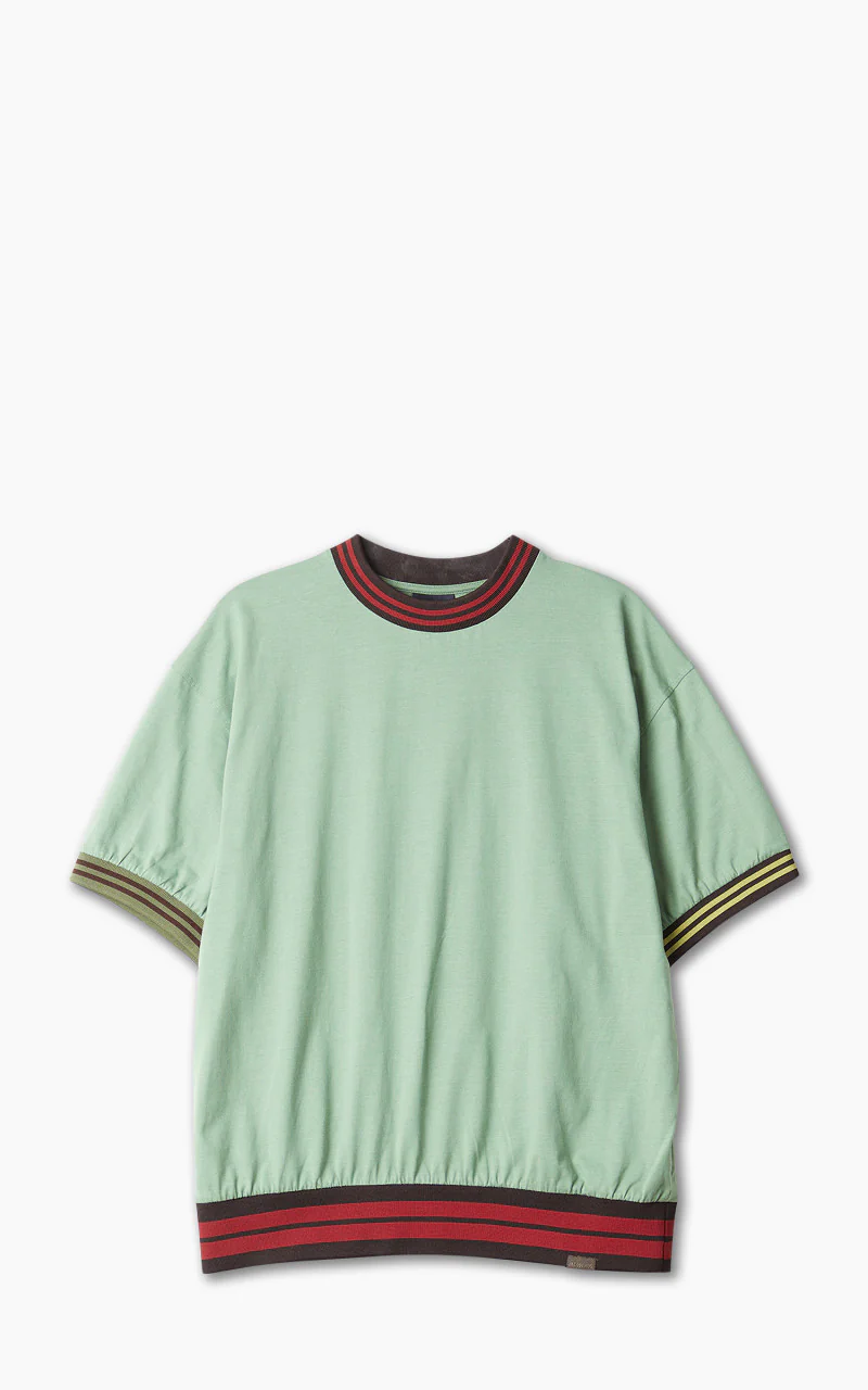 Jacquemus Le T-Shirt Joga Striped Rib Green