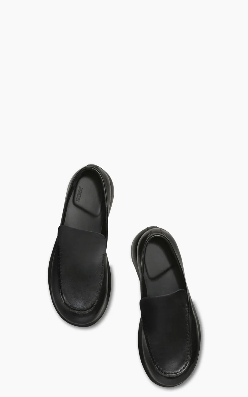 Jacquemus Les Mocassins Bricciola Sculpted Loafers Black - Image 4
