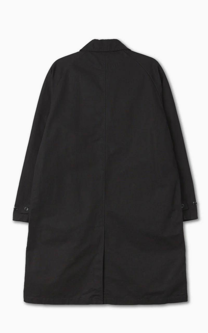 Japan Blue Balmacaan Coat Black - Image 3