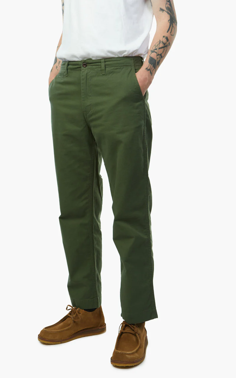 Japan Blue Brooklyn Chino Olive - Image 7
