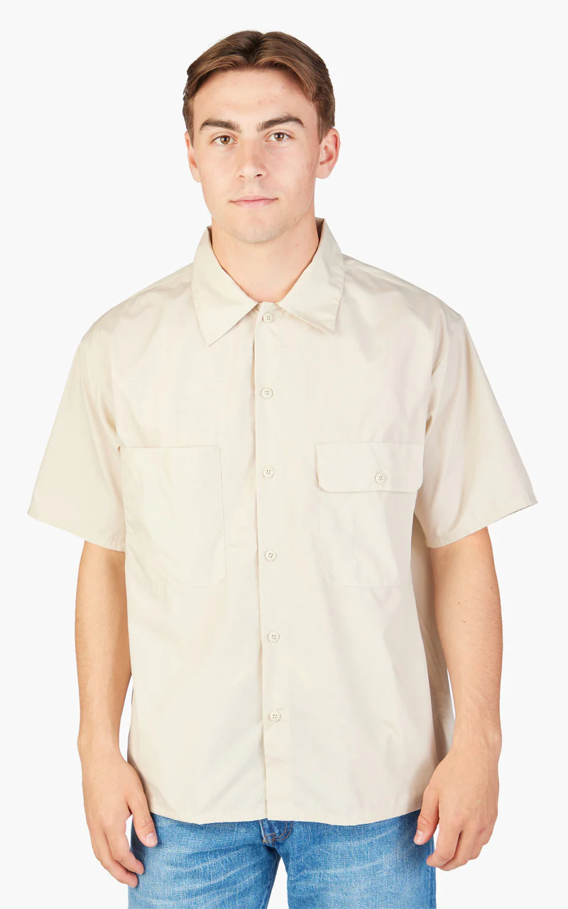 Japan Blue Hauler Shirt Beige - Image 4