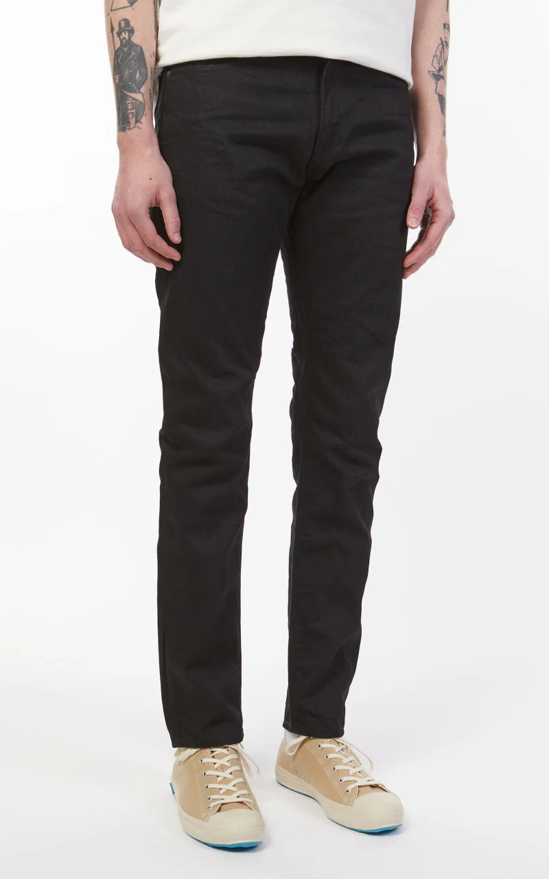 Japan Blue J216 Circle Tapered Selvedge Black 14oz - Image 5