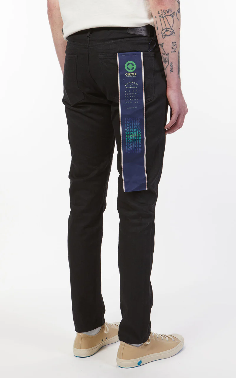 Japan Blue J216 Circle Tapered Selvedge Black 14oz - Image 6