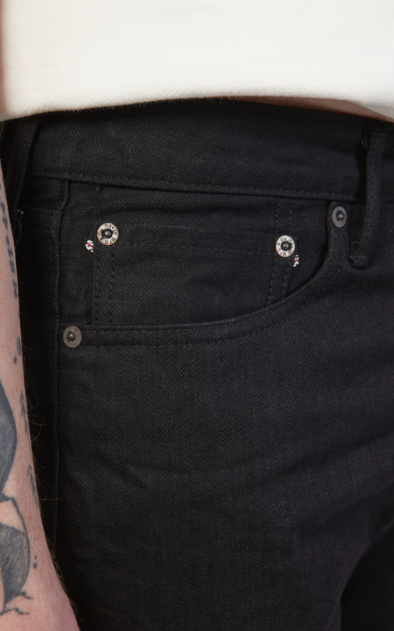 Japan Blue J216 Circle Tapered Selvedge Black 14oz - Image 7