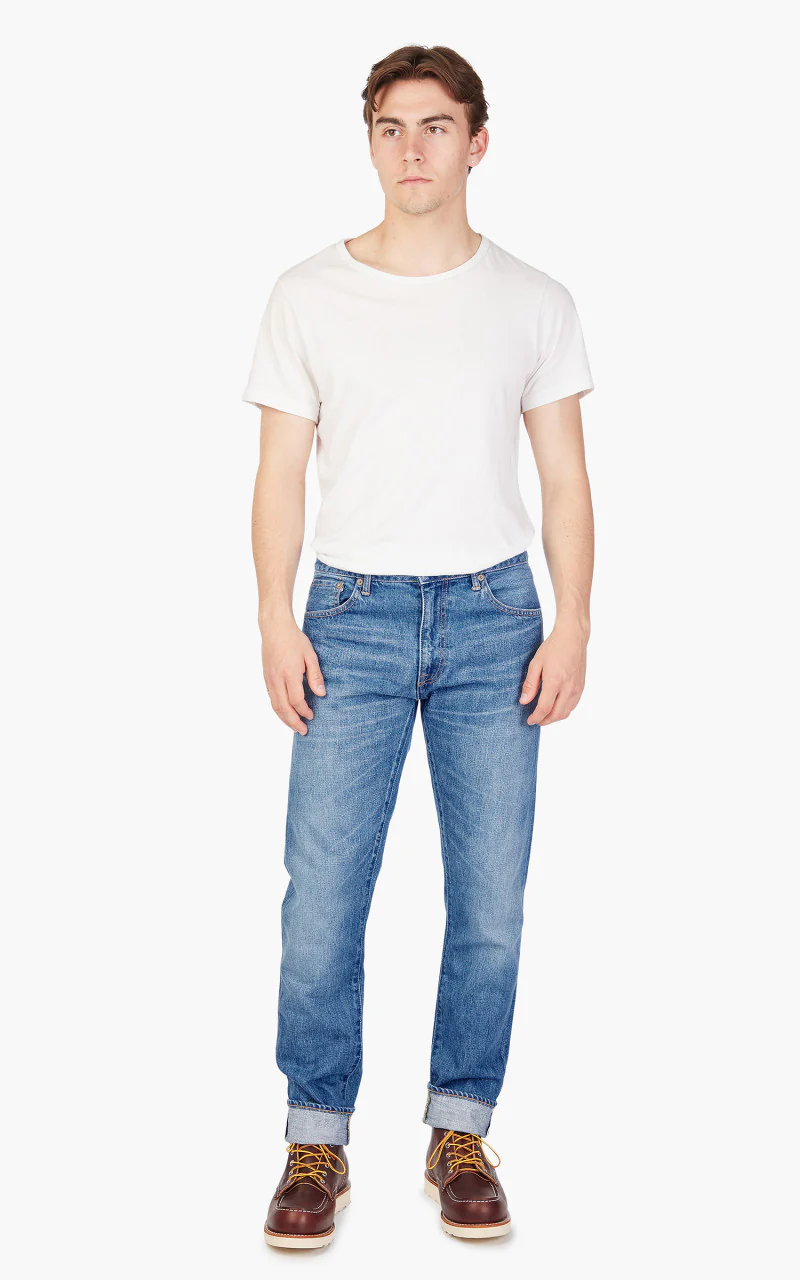Japan Blue J304 Circle Straight Aging Wash Selvedge 12.5oz - Image 2
