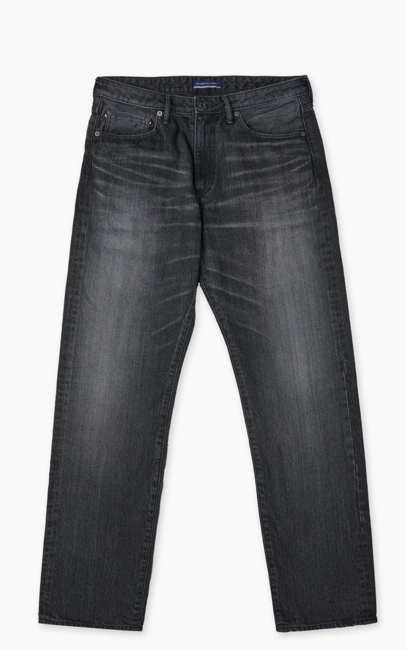 Japan Blue J414 Classic Straight Jeans Selvedge Aging Washed Grey