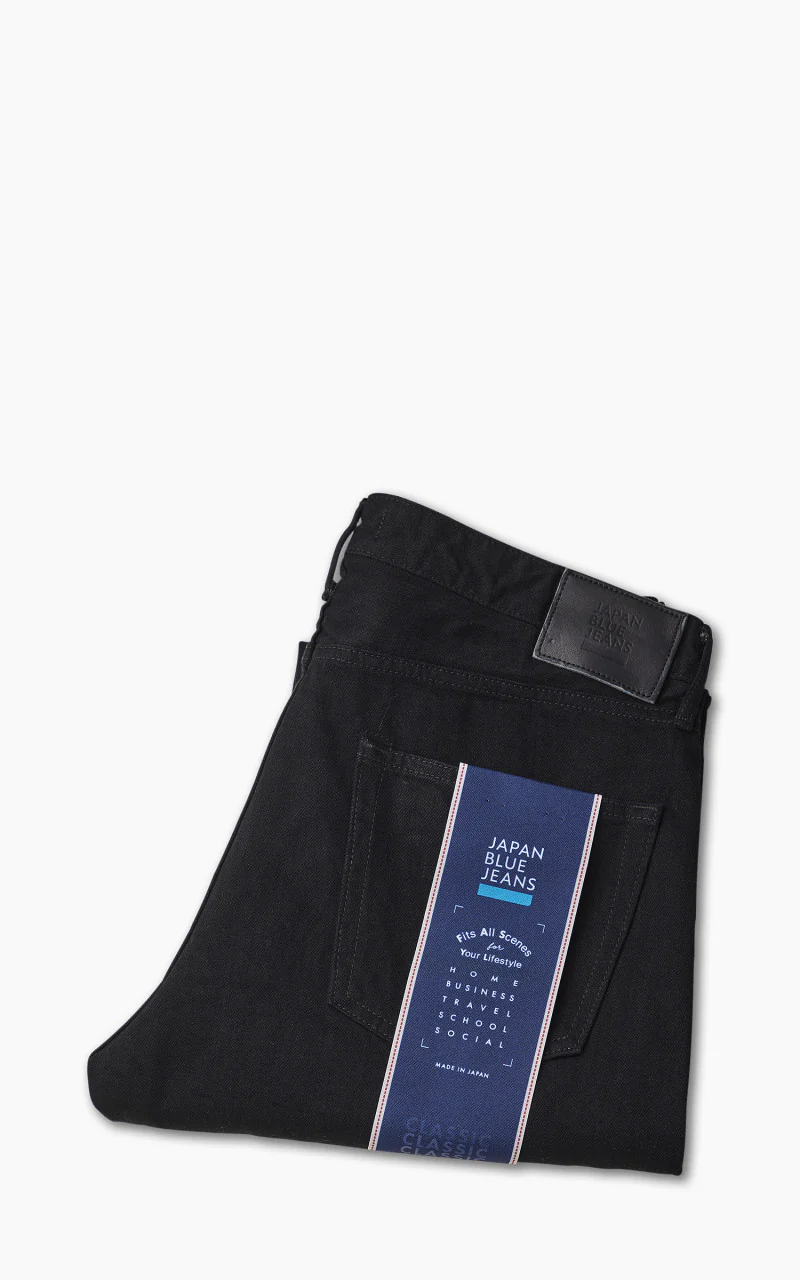 Japan Blue J414 Classic Straight Jeans Selvedge Black 14oz - Image 4