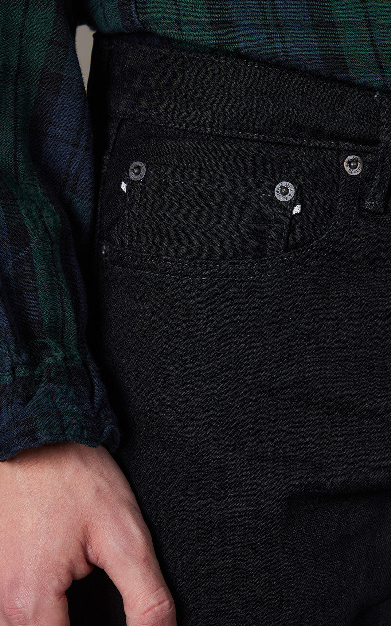 Japan Blue J414 Classic Straight Jeans Selvedge Black 14oz - Image 6