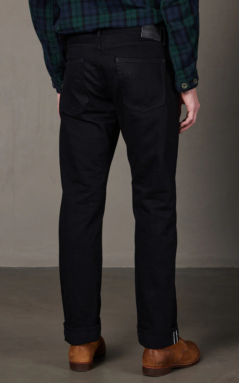 Japan Blue J414 Classic Straight Jeans Selvedge Black 14oz - Image 7