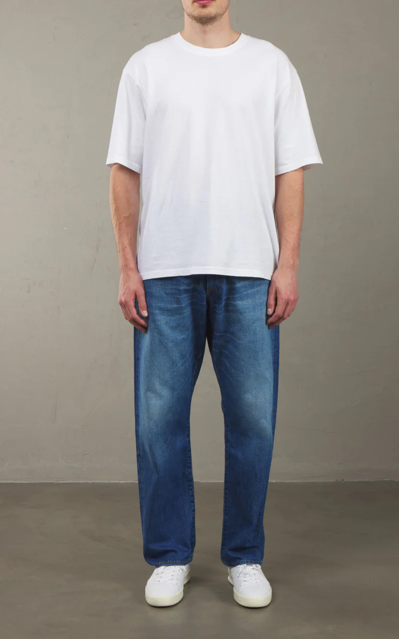 Japan Blue J504 Loose Jeans Aging Wash Selvedge 12.5oz - Image 2