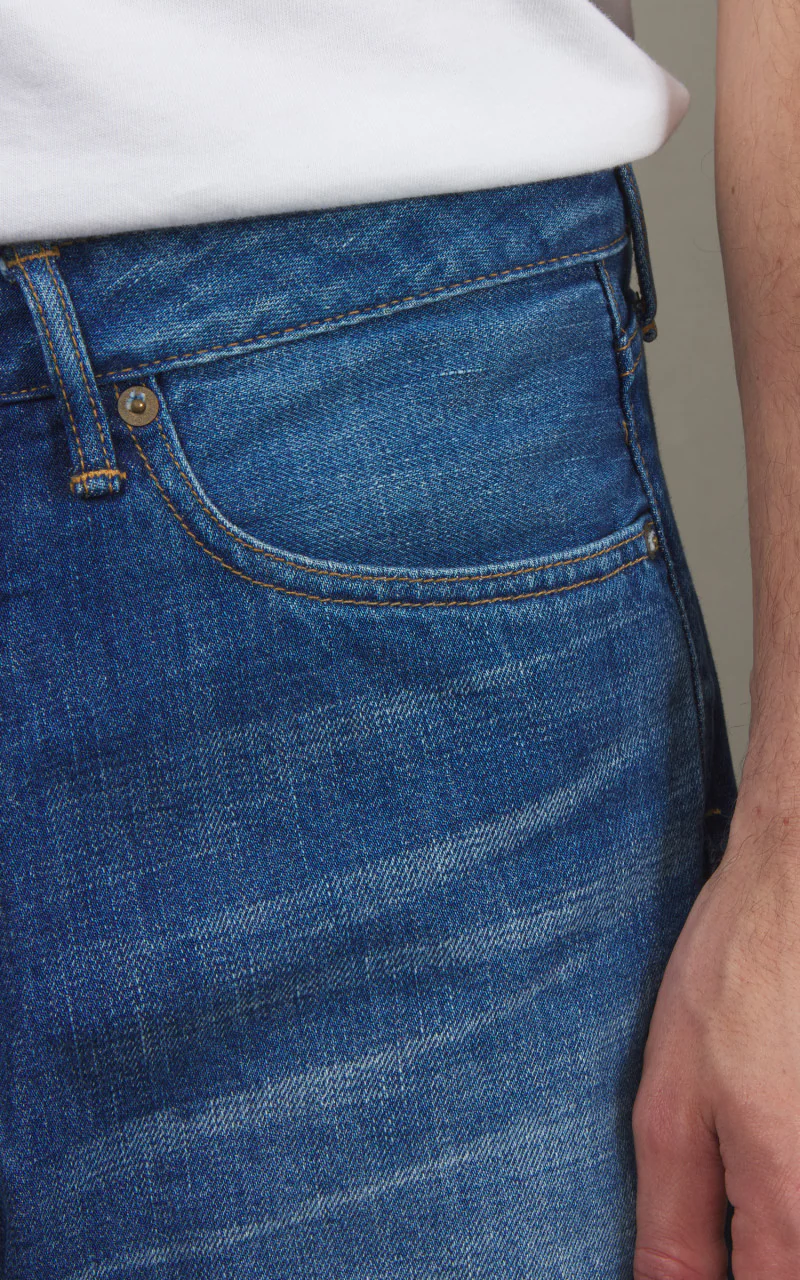 Japan Blue J504 Loose Jeans Aging Wash Selvedge 12.5oz - Image 6
