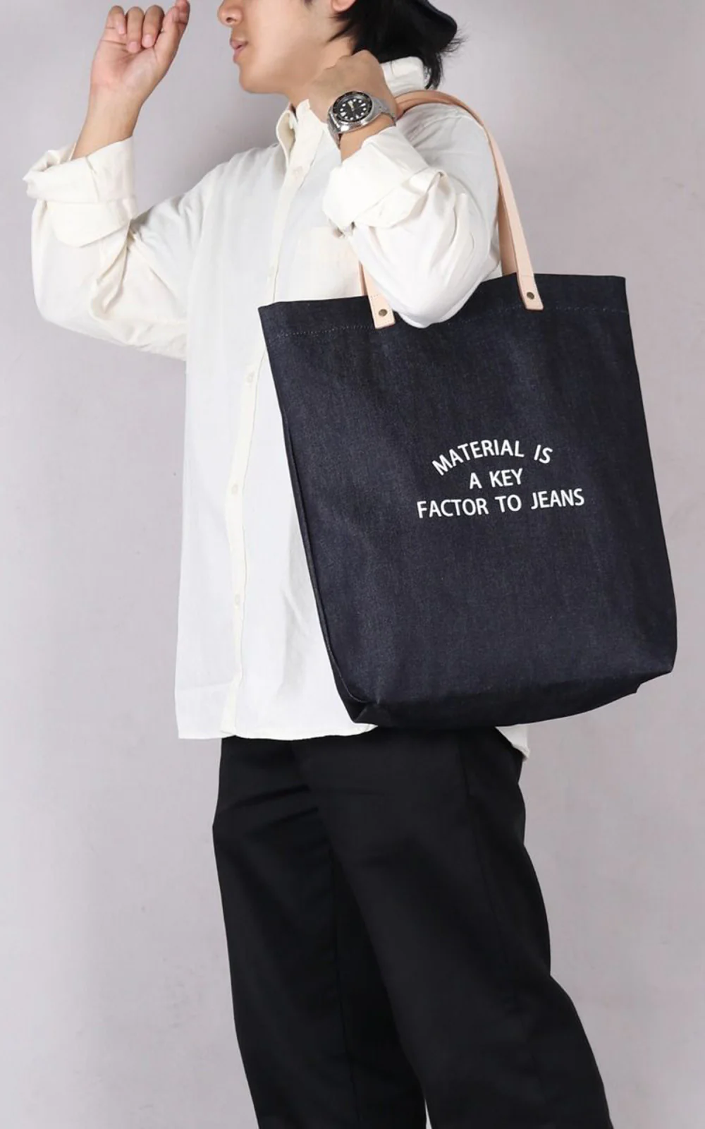 Japan Blue JBBG1000 Denim Tote Bag Indigo 13oz - Image 2