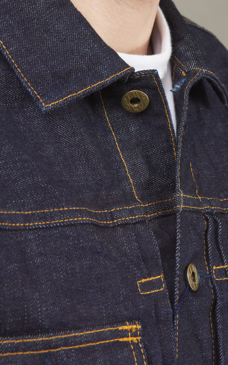Japan Blue JBGJ1000 Type 2 Denim Jacket Indigo 14.8oz - Image 6