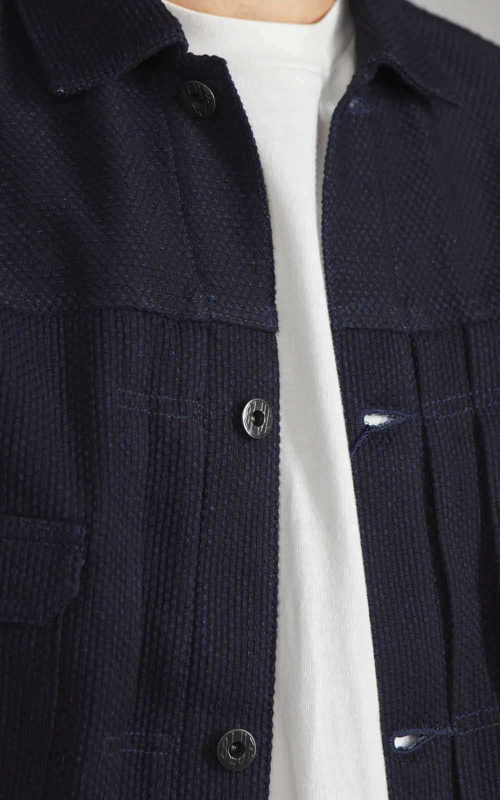Japan Blue JBGJ1005 Sashiko Type 2 Jacket Indigo 11oz - Image 5