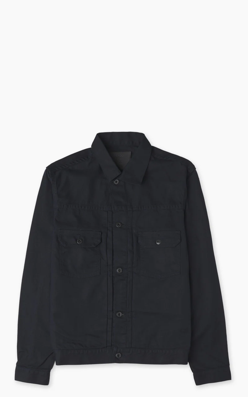 Japan Blue JBGJ1021 French Work Serge Type 2 Denim Jacket Navy