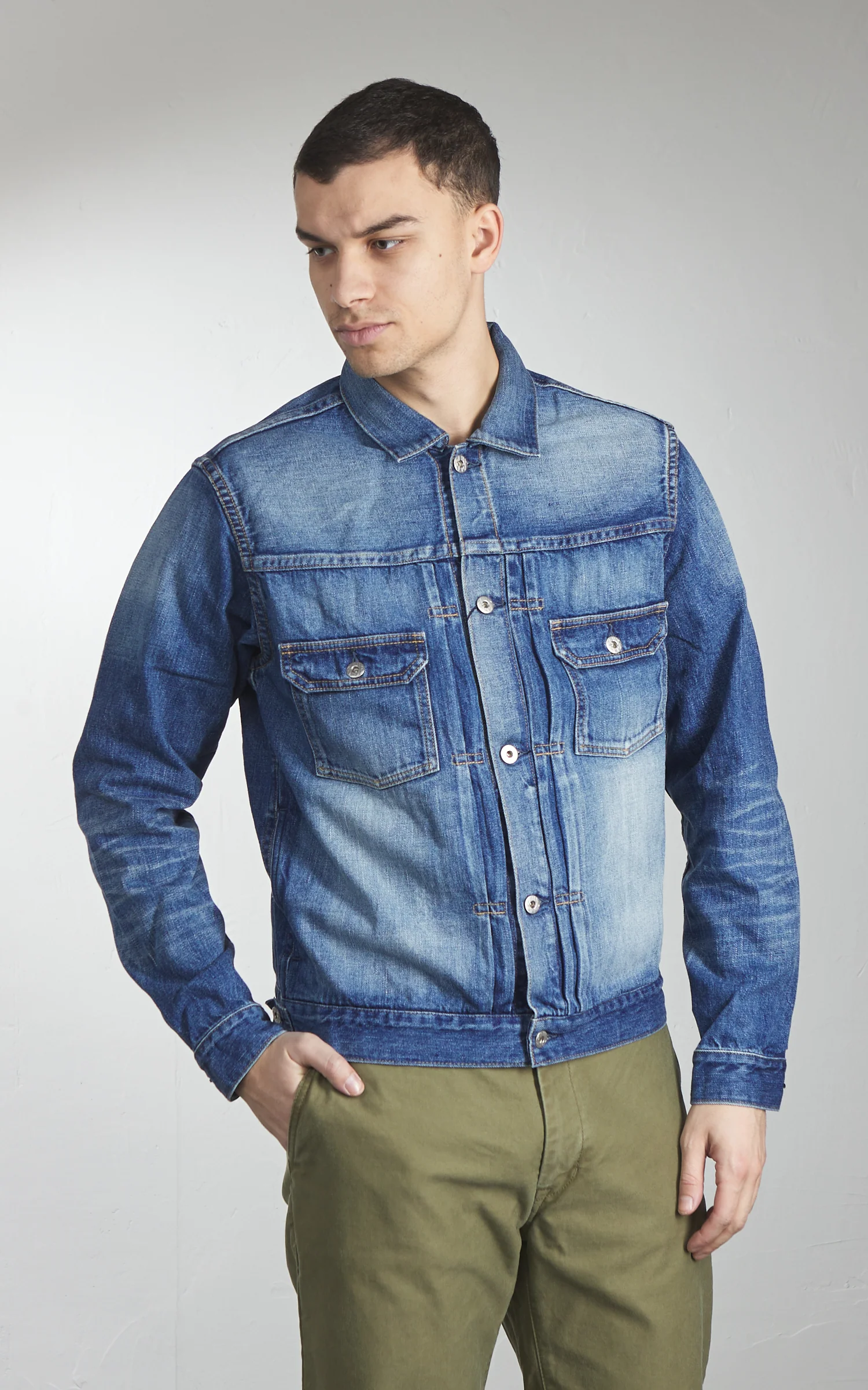 Japan Blue JBGJ1071 Type 2 Denim Jacket Medium Indigo 12oz - Image 4