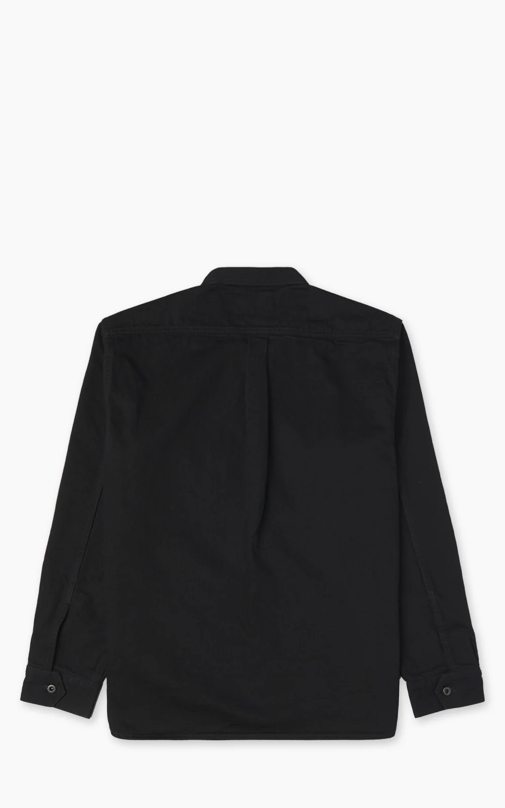 Japan Blue JBLS1017 Denim CPO Shirt Black 13oz - Image 3