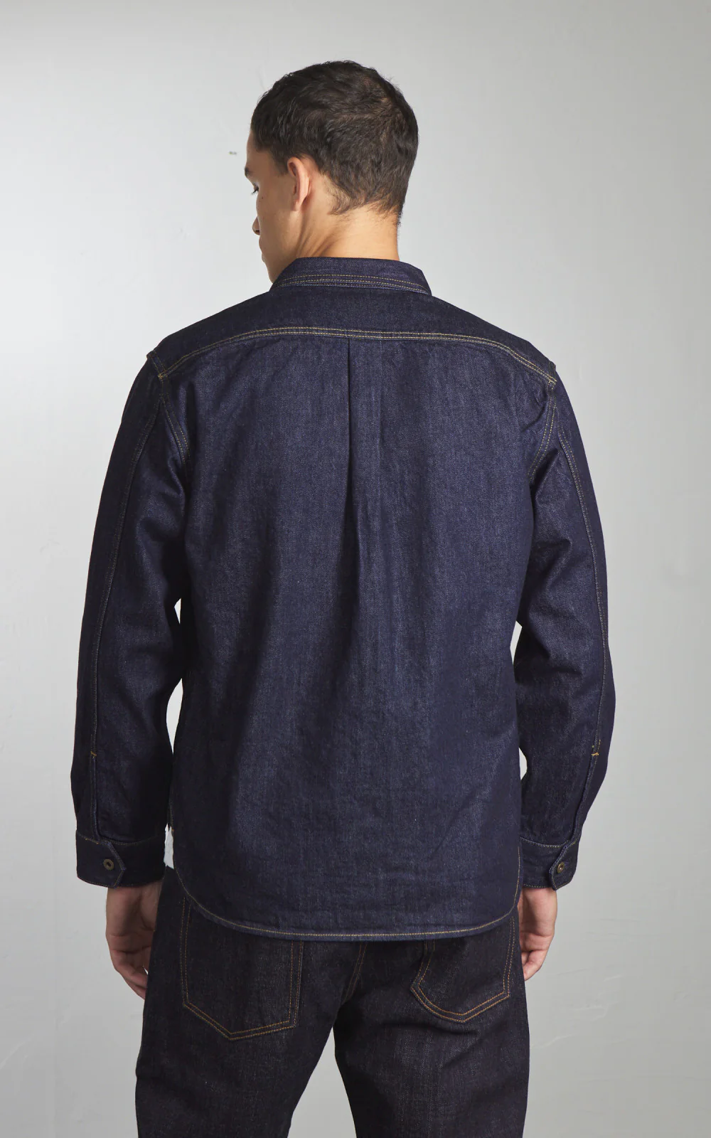 Japan Blue JBLS1017 Denim CPO Shirt Indigo 13oz - Image 8